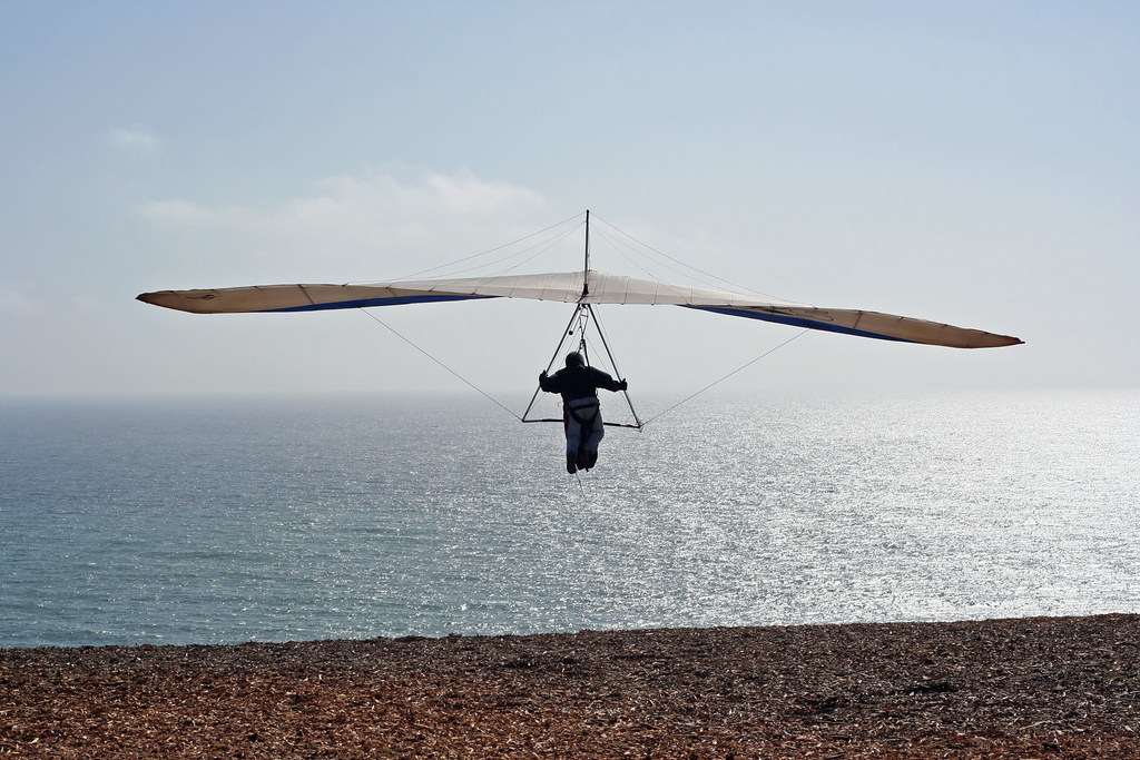 Takeoff Jumping off a cliff towards the ocean Niall Kennedy Flickr