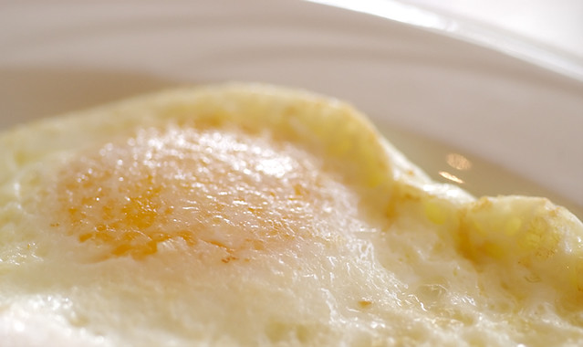 Over Medium My over medium fried egg at Apple Farm. Michael