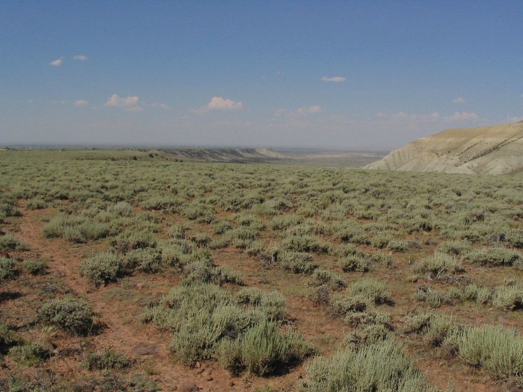 Badlands Near Mountain View, Wyoming Mountain View is a to… Flickr