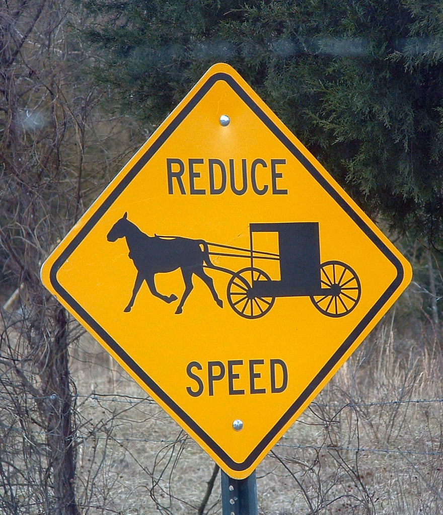 Watch for Horse Drawn Vehicles One of hundreds of signs ar… Flickr