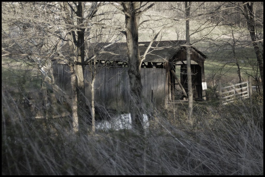 McClellan Road Bridge Seen from the top of the hill. Flickr