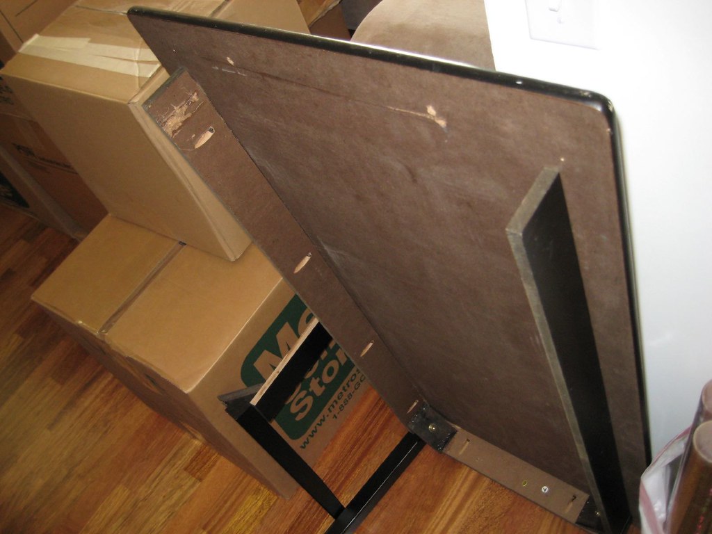 Broken Coffee Table Damaged caused by Starving Artist Move… Tony