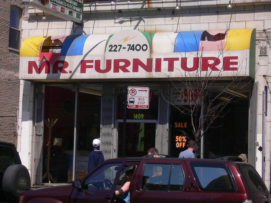 Mr. Furniture Milwaukee Avenue, Chicago. Mark Susina Flickr