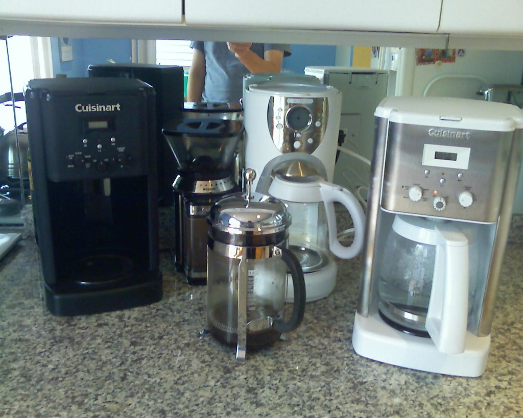Attack of the Coffee Makers We broke our coffee maker, so … Flickr