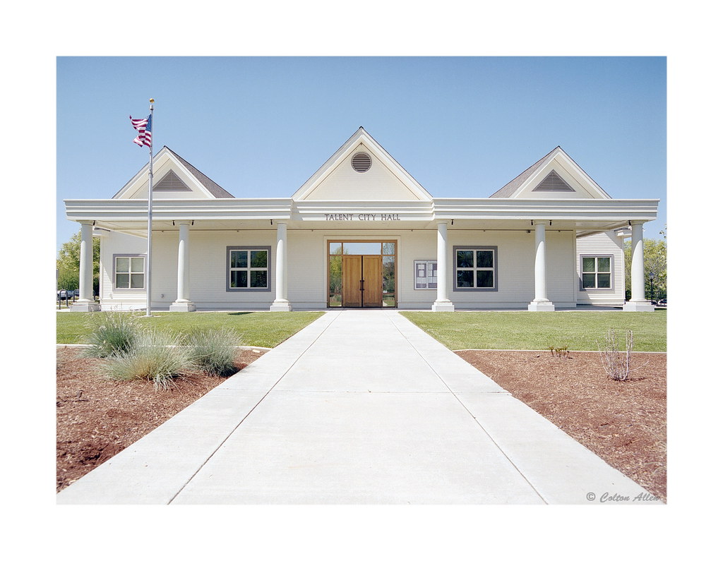 Talent City Hall May 2018 Talent, Oregon. Pentax 645N SMC … Flickr