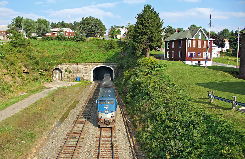 Pennsylvanian at Gallitzin Amtrak's Pennsylvanian emerges … Flickr