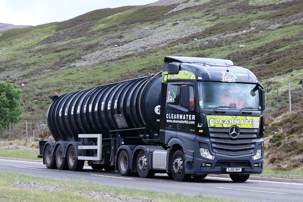 Clearwater Mercedes Benz Actros MP4 SJ66NHY A9 Dalwhinnie Richard