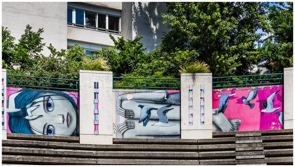 Belvédère de Belleville, Paris Cathy Flickr