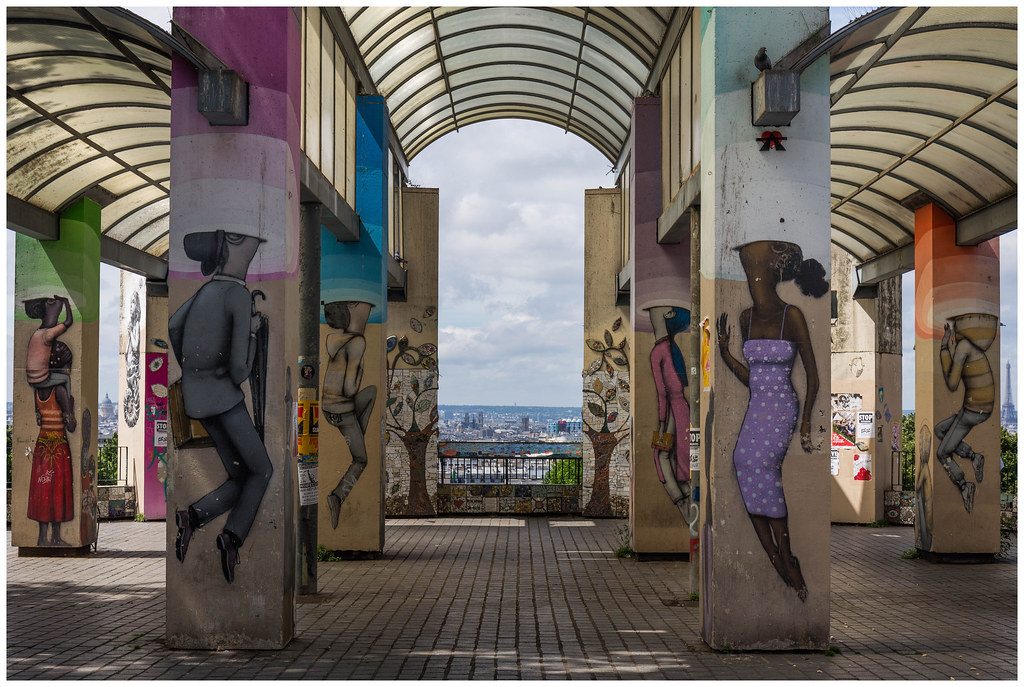Belvédère de Belleville, Paris Cathy Flickr