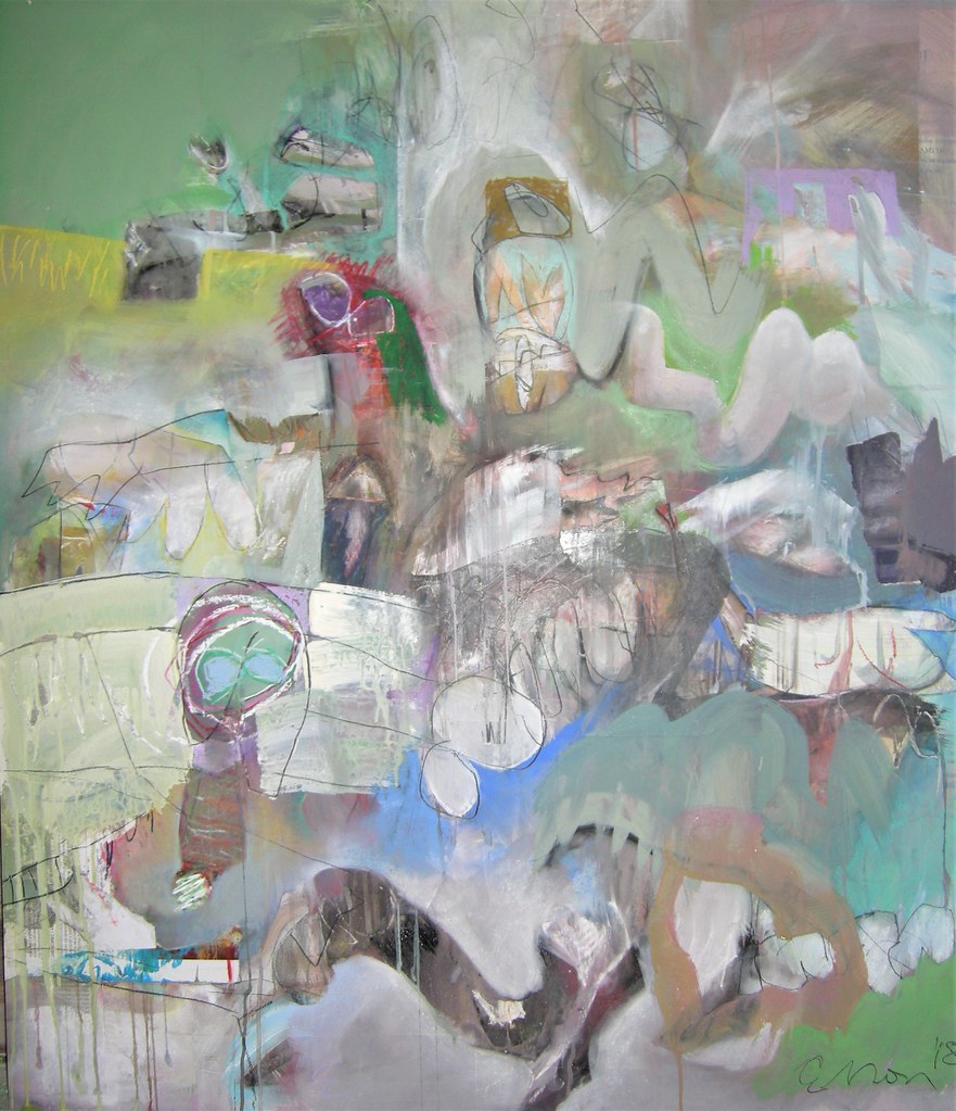 103x84cm acrylics, enamel and pastel on board, in July 201… Flickr