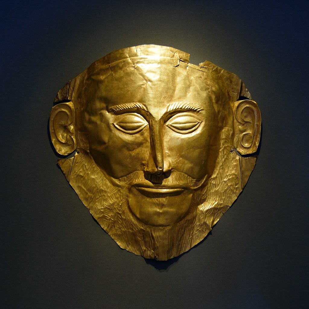 Mask of Agamemnon The Golden Mask of Agamemnon, king of My… Flickr