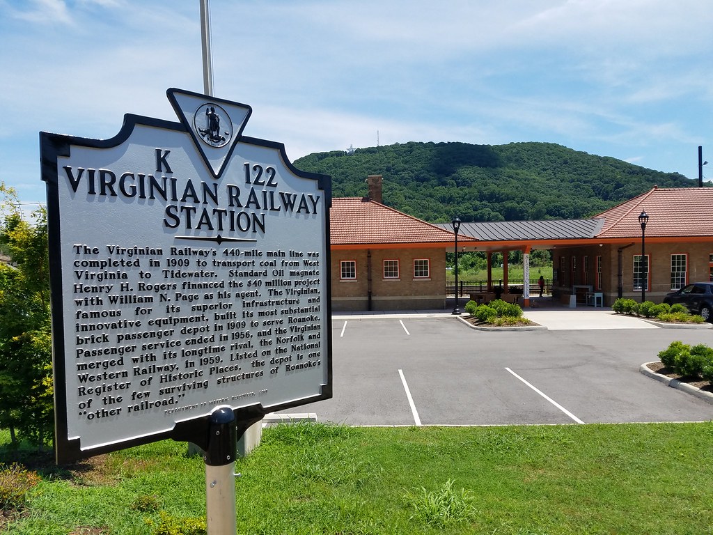 Virginia Historical Marker Virginian Railway Station Flickr