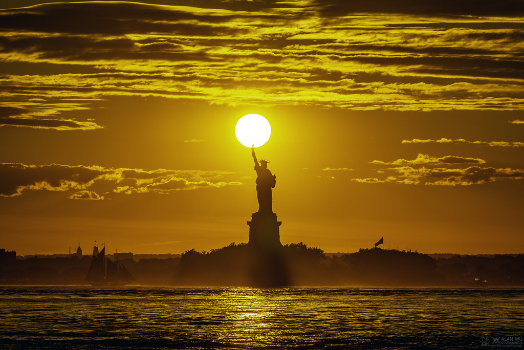 Torch The Sun Statue Of Liberty, New York. 千杯不醉 Alan Wu Flickr