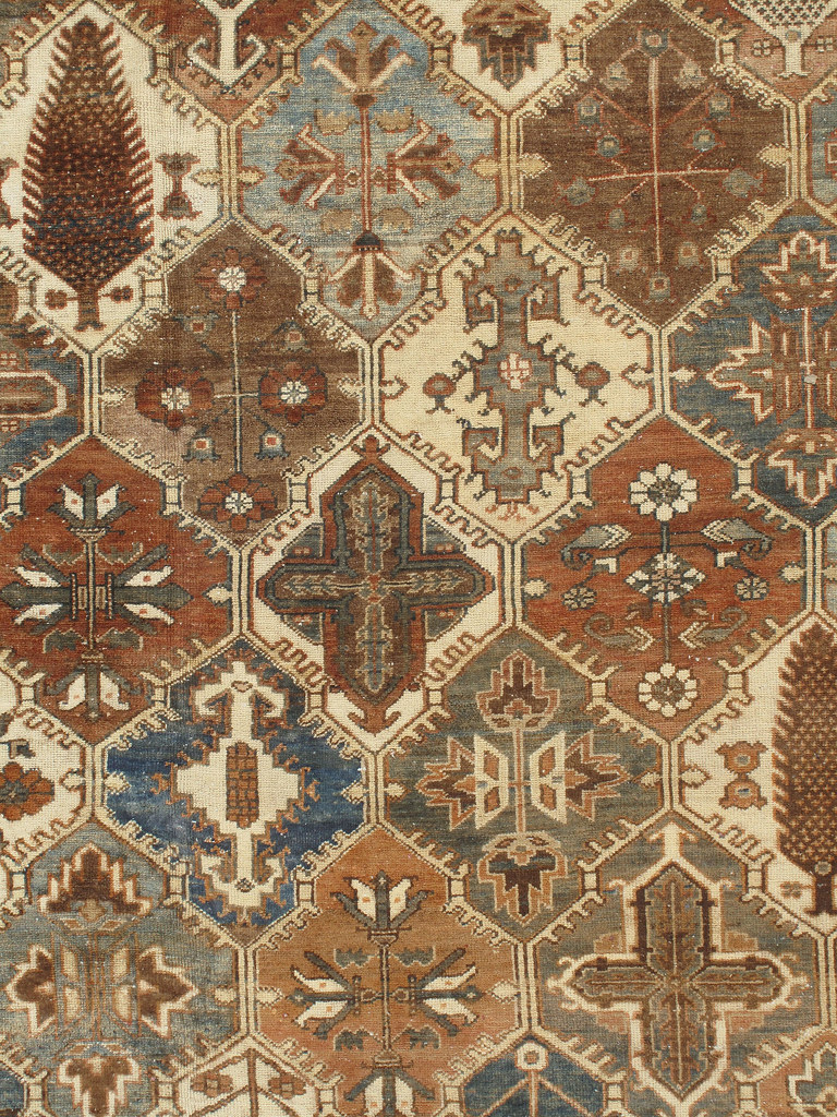 u2983antiquepersianbaktiarirug4714 Lida Lavender Flickr