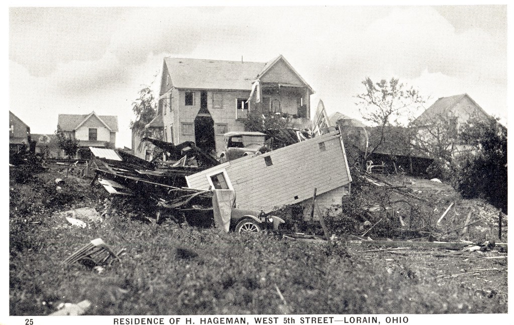 Lorain Tornado, 1924 Lorain, Ohio Residence of H. Hagema… Flickr