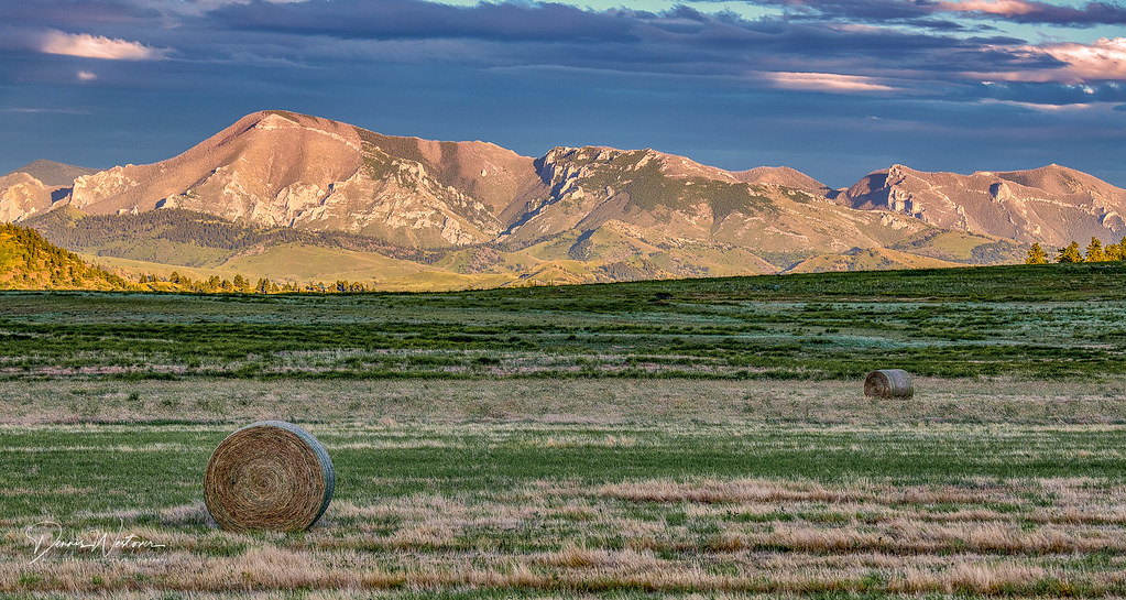 Big Belt Mountain range at sunset near Craig, Montana Flickr