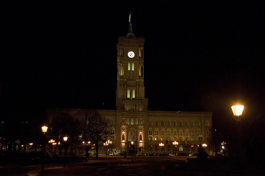 Nightly City Hall The Berlin City Hall, called "Rotes Rath… Flickr