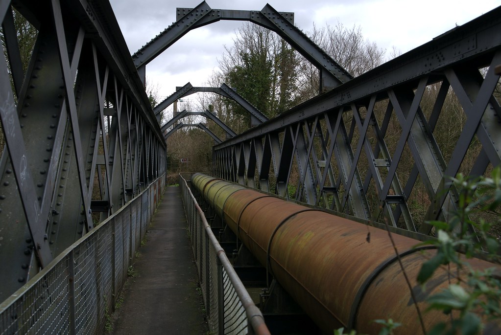 Iron Bridge Iron Bridge Road comes to an end here at the I… Flickr