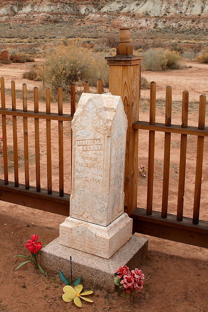 Grafton Ghost Town Cemetery Killed by Indians Grave mark… Flickr