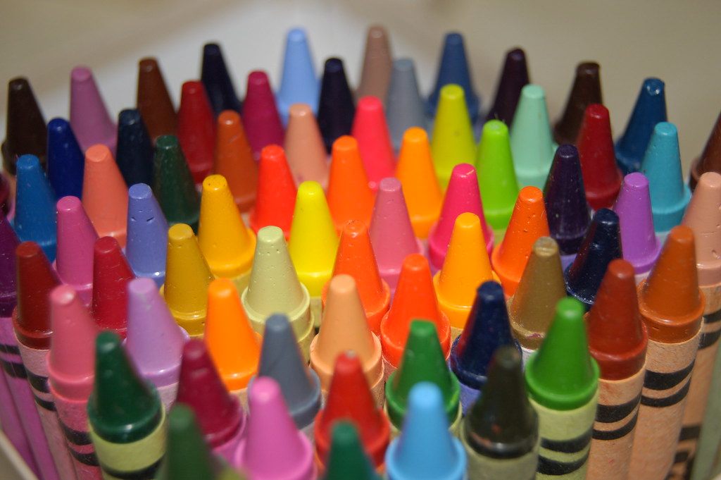 Crayons Color composition assignment Jessica McAllister Flickr