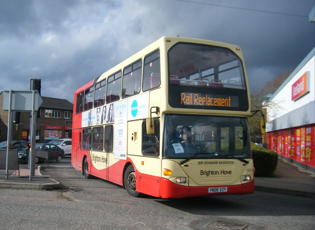 Rail replacement bus Brighton & Hove No. 669, registration… Flickr