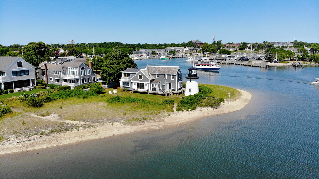 Hyannis Harbor & Lighthouse Aerial Hyannis, Cape Cod FAA … Flickr