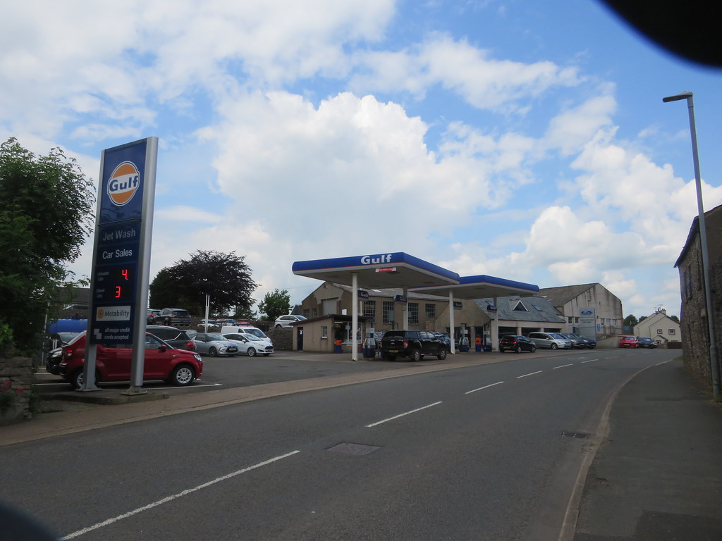 Gulf Johnstones Garage, Kirkby Stephen, Westmorland 1 Flickr