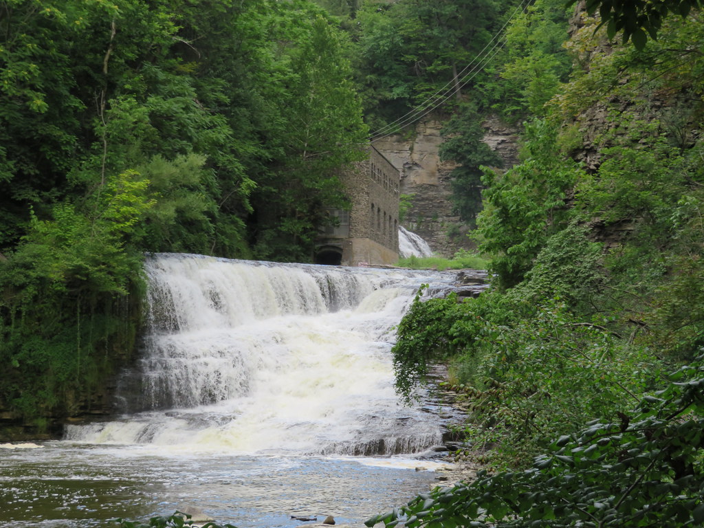 Horseshoe Falls, Fall Creek, Ithaca Falls Sean Marshall Flickr
