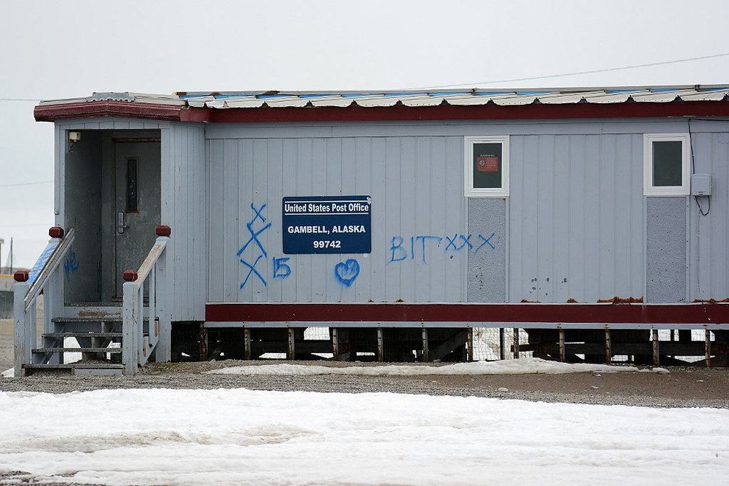 Gambell, AK post office Nome Census Area. Photo by F Welde… Flickr