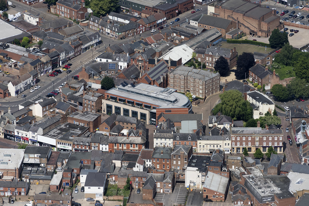 Spalding Aerial Image Aerial of Spalding in Lincolnshire U… Flickr