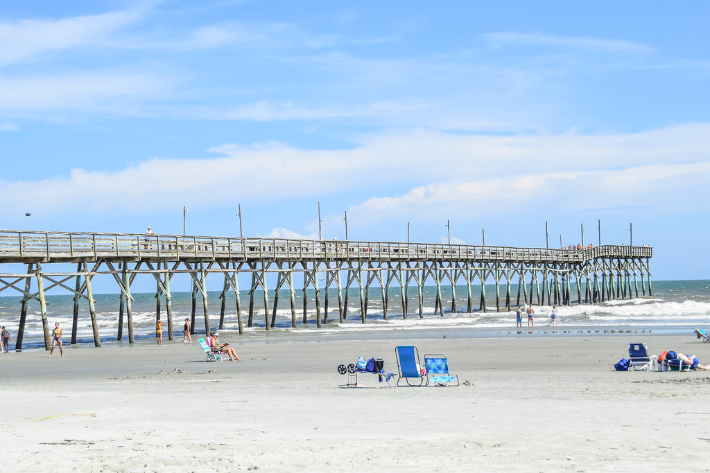 Sunset Beach Fishing Pier, On the Beach, Sunset Beach North Carolina