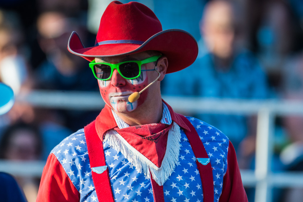 Rodeo clown Don Sniegowski Flickr