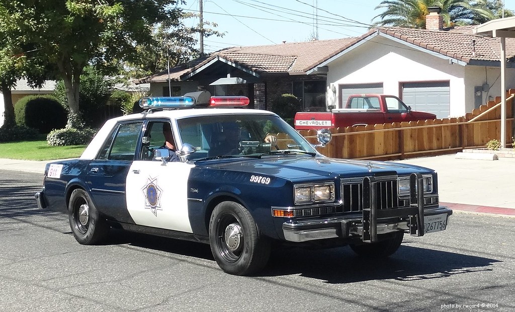 San Jose CA Police 1989 Dodge Diplomat restored (1) Flickr