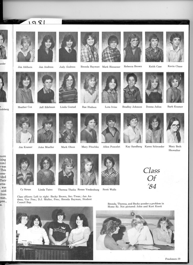 1981018 Akeley MN School Annual 1981 Michael & Sherry Martin Flickr