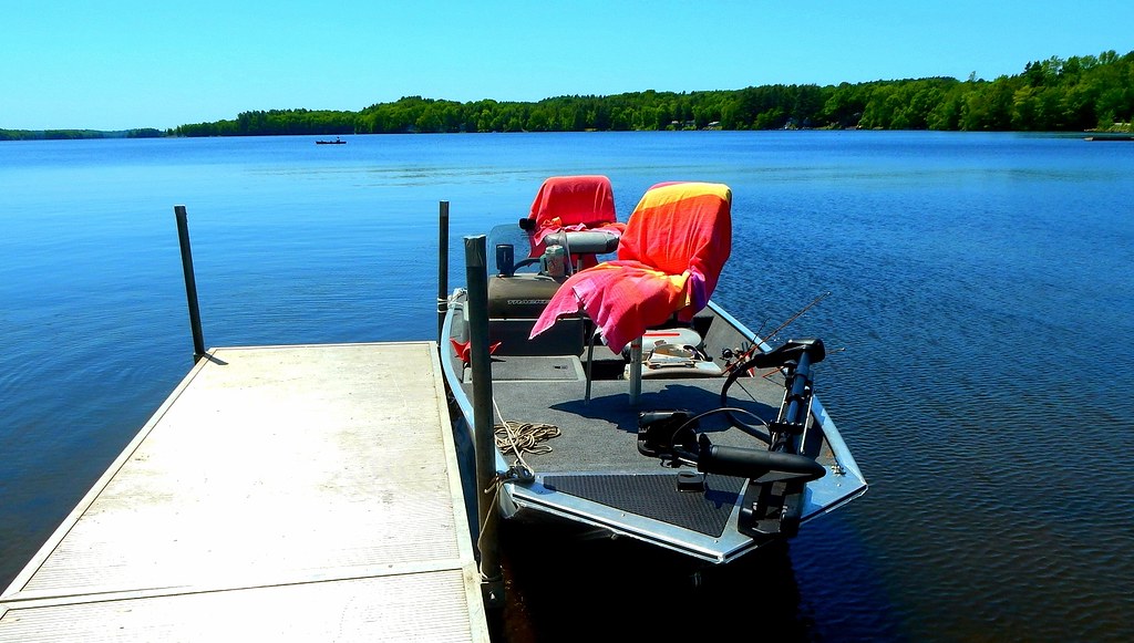 Summer on the lake at the landing China Lake Maine Wendy Flickr