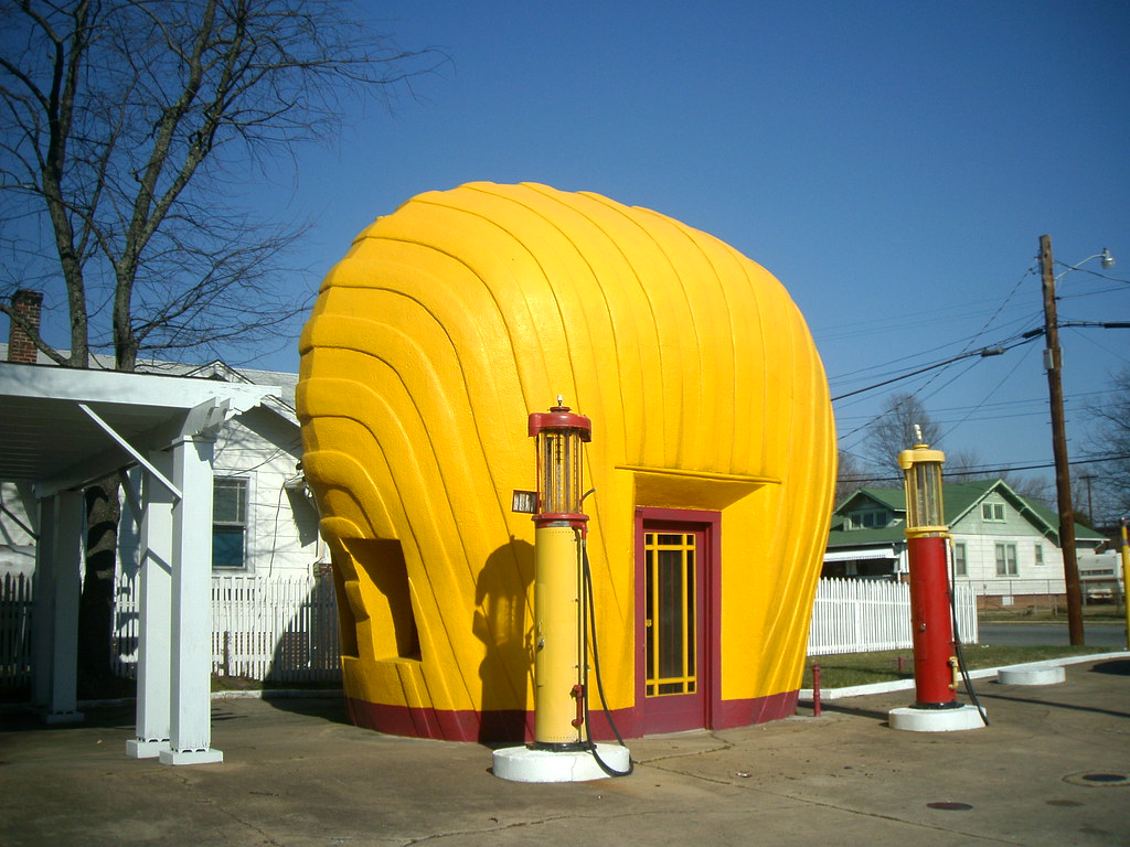 1930 Shell Gas station WinstonSalem, NC Story behind th… Flickr