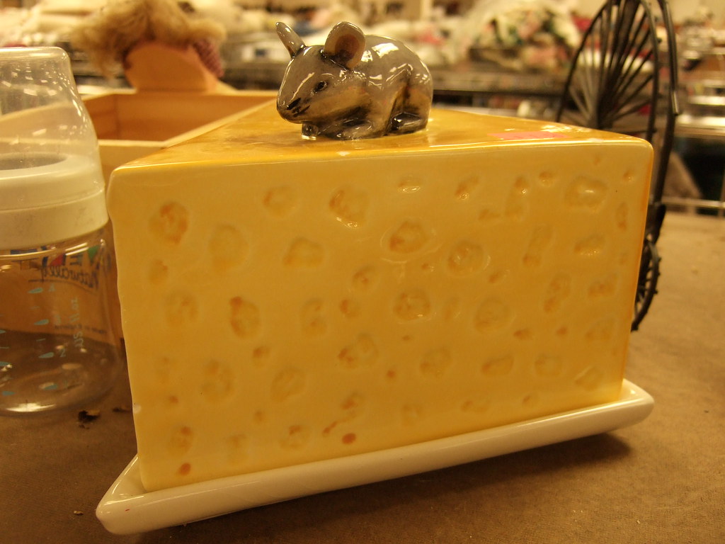 Do mice really like cheese that much? Stephanie Manuel Stuckey Flickr