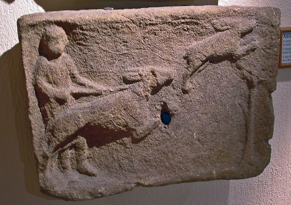 Bath, Roman wall sculpture 2, Bath Museum Lawrence G. Miller Flickr