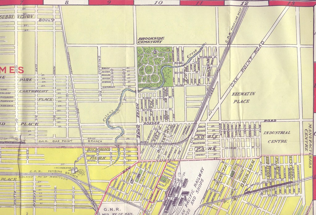 Hathaway's Map of Winnipeg (1911) Brooklands and NW Win… Flickr
