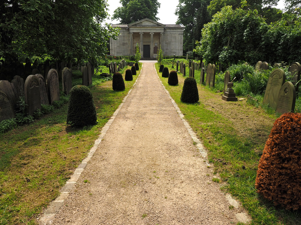 York cemetery The topiary is new and complements the repai… Flickr