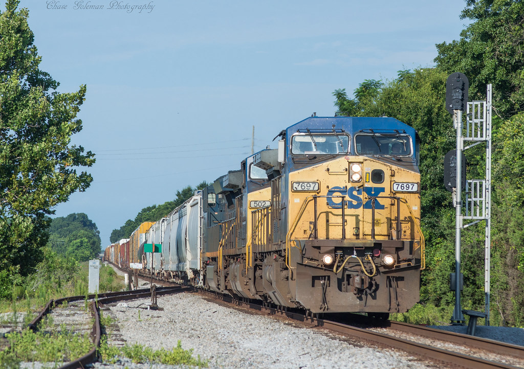 CSX 7697 Mobile, AL CSX 7697 blast through the old Illin… Flickr