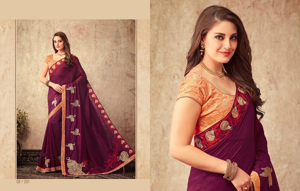 Price Rs.2220/ Virashree Designer Banarasi Silk Saree Collection Set