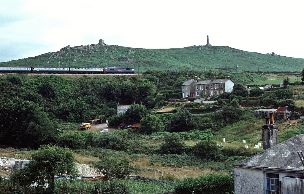 Redruth, Cornwall UK 1976 The classic view from Barncoos… Flickr