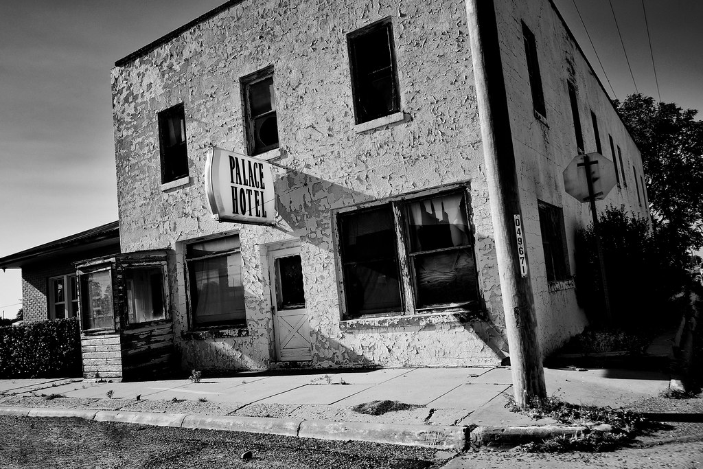 Palace Hotel Boise City, Oklahoma. Marion Brite Flickr