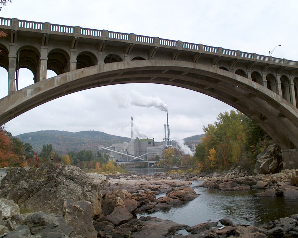 NewPage (then Mead) Paper Mill, Rumford Maine 2002 Flickr