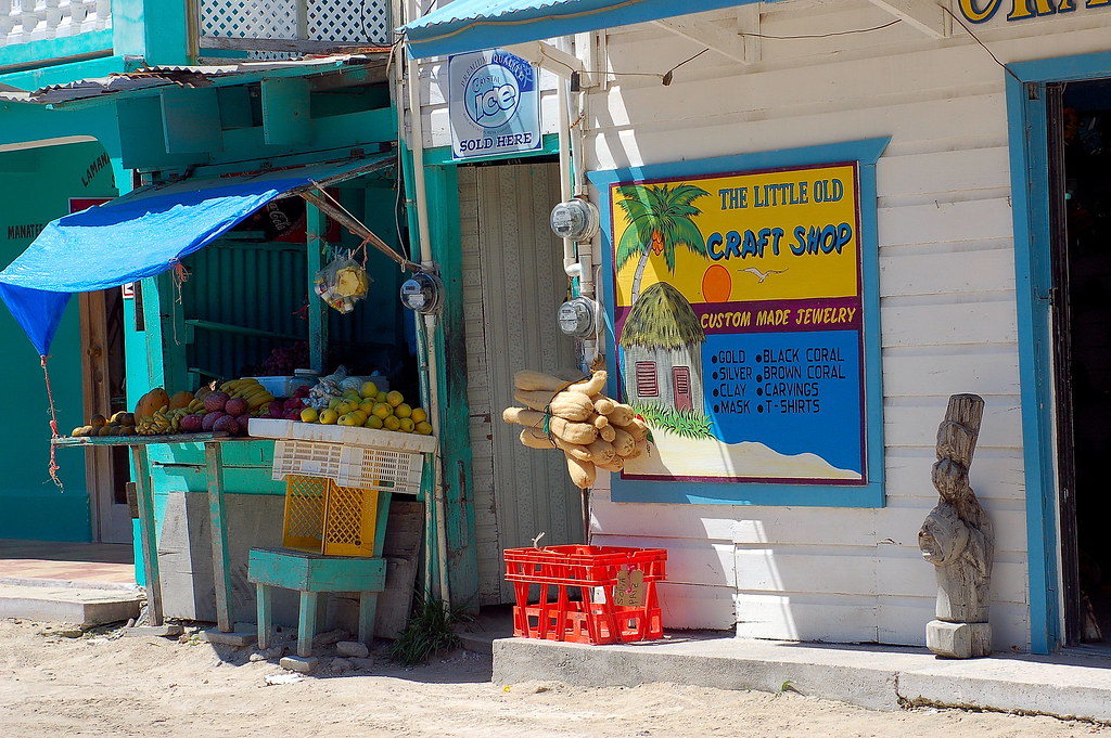 Street shop San Pedro, Belize tynka Flickr