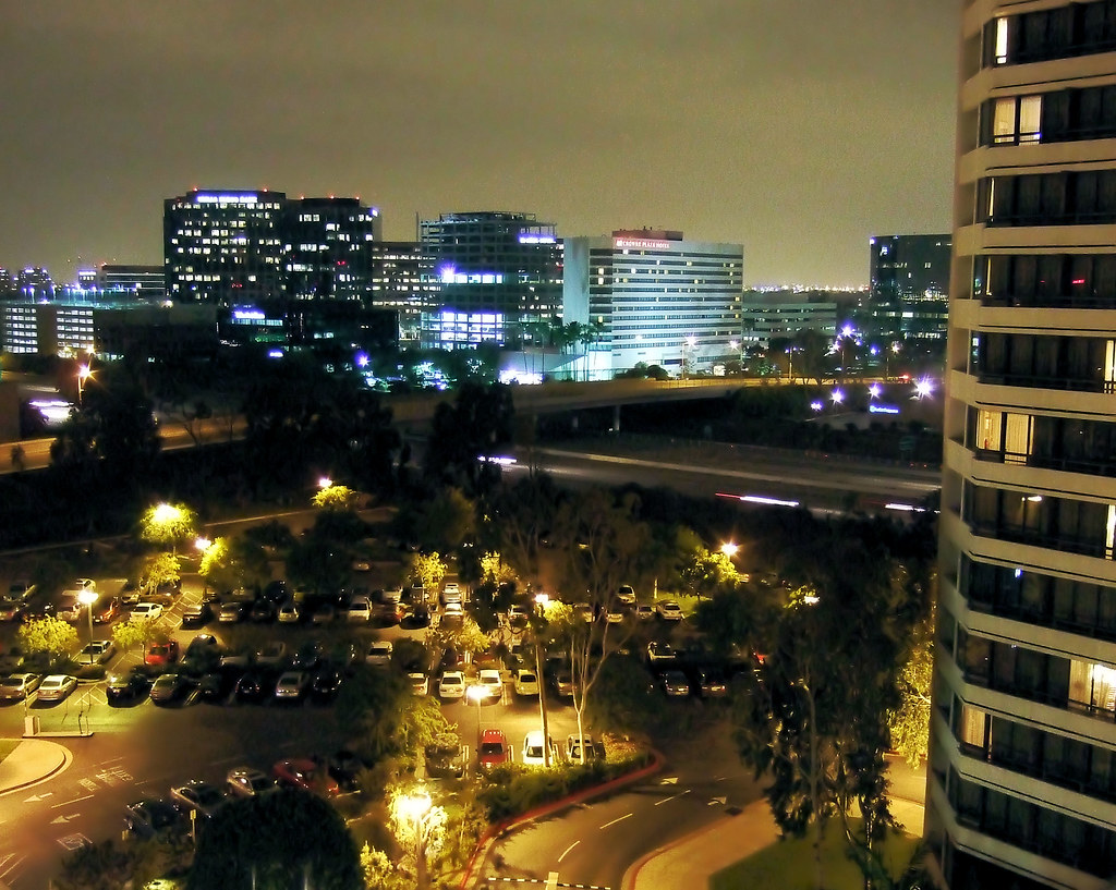 Irvine at night As seen from the Marriott on Von Karmen (t… Flickr