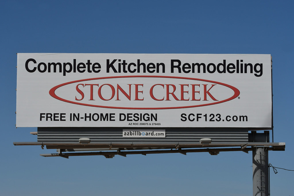 Stone Creek Furniture, Kitchen & Bath billboard Santan F… Flickr