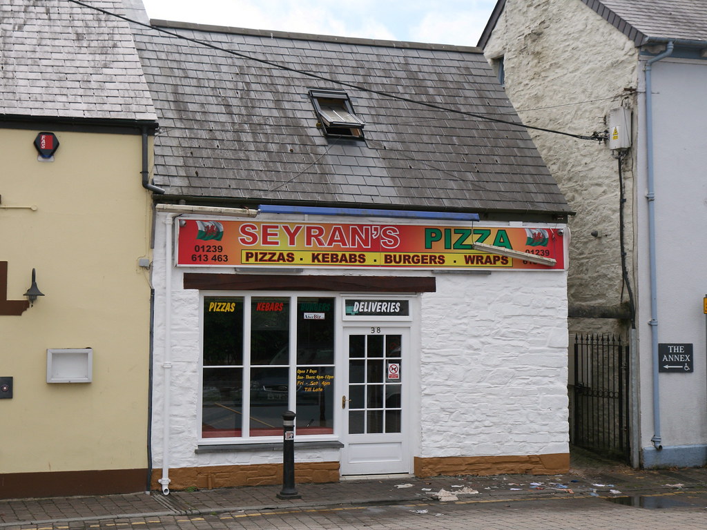Seyran's Takeaway joint in Cardigan, Ceredigion. davocano Flickr