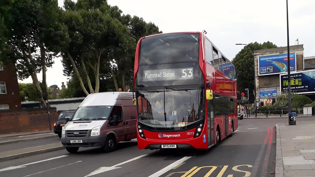 Stagecoach Selkent 13073 BF15KHH 53 to Plumstead Station a photo on